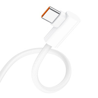 Kabel Data Tipe-C 90 Derajat, Kabel Pengisi Daya Universal USB ke Tipe C 66W, Kabel Pengisian Cepat Multi-protokol