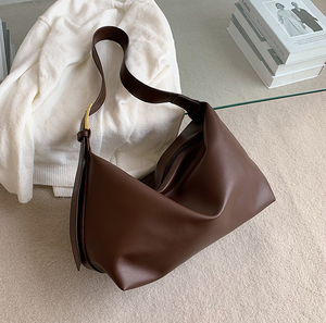 Customizable women's PU leather handbag, new large capacity fashionable women's shoulder bag - Product Image 2