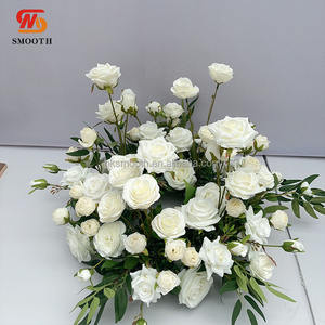 SMOOTH Handmade BABY Pink Wedding Event Birthday Party Table Centerpiece Bottom Flower <b>Wreath</b> - Product Image 5