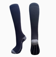 Chaussettes de compression de qualité sportive respirantes pour le soutien athlétique et la récupération, couleur personnalisée, tricotées montantes pour la saison hivernale