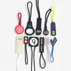 Nhà Máy Giá Bán Buôn Ưa Thích Cao Su Thiết Kế Độc Đáo Biểu Tượng Tùy Chỉnh Dây Kéo Màu Đen <span class=keywords><strong>Puller</strong></span> Trong Suốt - Product Image 1