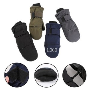 Gants d'hiver personnalisés avec logo, résistants au froid, pour le ski et la montagne, coupe-vent, épaissis - Product Image 1