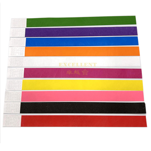 Bracelet Tyvek Impression Personnalisée Logo <span class=keywords><strong>Pas</strong></span> <span class=keywords><strong>Cher</strong></span> Jetable Étanche Tyvek Bracelets Imprimables Tyvek Bracelets Billets pour Événements - Product Image 5