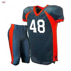 Custom Sublimation American Football Uniform Plus Size New Design Adults 100%Polyester Professional <b>Padded</b> Shorts Breathability - Product Image 1
