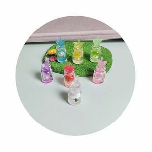 Figurines en résine Kawaii 3D en forme de bouteille de boisson, de tasse à crème glacée et de tasse ours, jouets lumineux pour maison de poupée, fournisseur chinois - Product Image 3