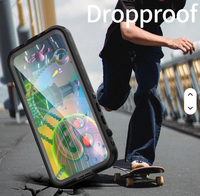 Coque de protection intégrale à 360 degrés étanche pour iPhone 17 16 15 14 13 12 11 11 Pro Max – Étuis pour téléphones mobiles