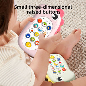 Housse de téléphone en silicone <span class=keywords><strong>dinosaure</strong></span> éducatif précoce jouet électrique musical de confort de sommeil de bébé en plastique de qualité PANDAS - Product Image 5