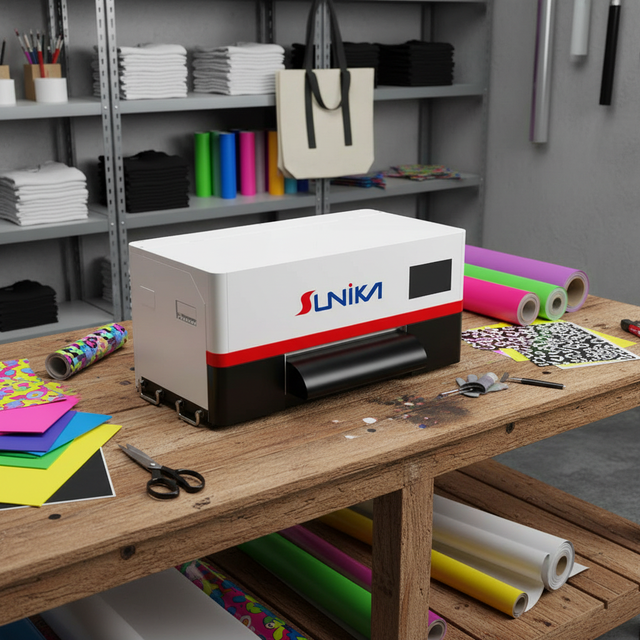 New Small A3 DTF Printer XP600 Epson Print Head Pigment & Sublimation Ink 33cm T-shirt Printing Machine