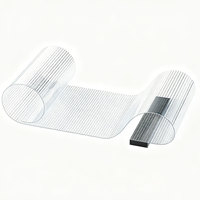 Film d'écran LED transparent certifié FCC et RoHS, film de fenêtre en cristal flexible pour vitrines de centres commerciaux