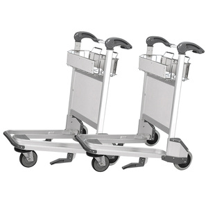 Chariots à bagages pour aéroport, chariots à main avec frein, chariots pour aéroport - Product Image 2