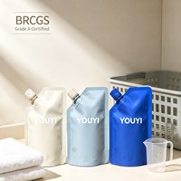 Pochette à bec verseur personnalisée 500 ml, écologique, qualité alimentaire, impression numérique avec logo sur mesure