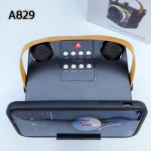 KTV กลางแจ้ง A99ข้ามพรมแดนสำหรับไมโครโฟน<span class=keywords><strong>ชุด</strong></span>โฮมเธี Wj-A829เบสหนักลำโพงพลาสติกขนาดเล็ก - Product Image 3