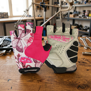 Gants de vélo de montagne en cuir respirants et antidérapants pour l'été, pour le sport, à doigts entiers - Product Image 3