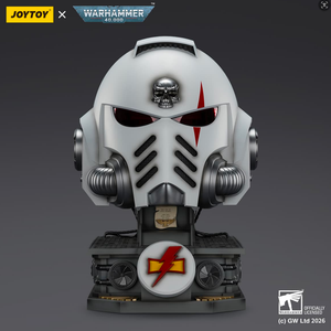 JOYTOY Dark Source Warhammer 40, Set de Figura de Acción a Escala <span class=keywords><strong>1</strong></span>:<span class=keywords><strong>1</strong></span> del Casco y Base de la Legión Herida MkX - Product Image 3