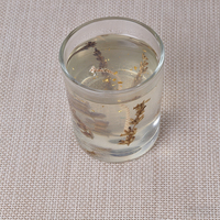 Maßgefertigte Luxus-Heimdekoration Klare Transparente Gel-Wachskerzen Glasbecher Aromatherapie Soja-Duftkerzen