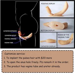 Ensemble de chatte en Silicone croisé, soutien-gorge en Gel de silicium complet, Costume séparé des faux seins rebondies et des faux pantalons de vagin 5 pièces - Product Image 5