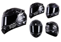 Casque de moto intégral ZoomLon en promotion, couleur et logo personnalisables, support de conception gratuit, OEM ODM