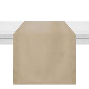 CHOU LINE - Camino de Mesa de Algodón Color Gris Paloma de 45x140 cm - Product Image 1