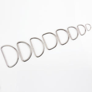 Anneaux en D métalliques assortis Plusieurs tailles Couleurs Anneaux en forme de D pour porte-clés Fabrication de sacs Colliers pour animaux de compagnie DIY Crafts Durable - Product Image 6