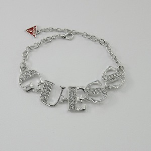 Pulsera de Piedras Preciosas con Letra <span class=keywords><strong>GUESS</strong></span>, Estilo Europeo y Americano, Brazalete Delgado, Pulsera para Parejas, Joyería de Diseño, Venta al Por Mayor - Product Image 4