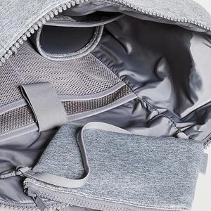 Custom Grey Large Neoprene Diaper Backpack Mommy Baby Essentials <b>Changing</b> Pad Portable Waterproof Outdoor Travel Multi-Function - Product Image 4