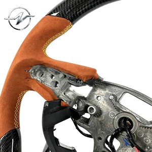 <span class=keywords><strong>Venta</strong></span> Directa de Fábrica, Volante Deportivo de 3 Radios y 40 mm de Fibra de Carbono y Cuero para <span class=keywords><strong>Cadillac</strong></span> <span class=keywords><strong>CTS</strong></span> CT4 CT5 ATS ATSV 2019-2022 - Product Image 2