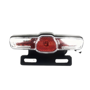 EBKE Bicicleta Eléctrica Multifuncional Luz Trasera Intermitente 6 LED Lámpara de Freno 12V 24V 36V 48V 52V 60V 72V Compatible - Product Image 1