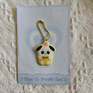 UV <b>Printing</b> PVC Beaded Phone Case Pendant Keychain <b>Mini</b> Bottle Button Mirror DIY Keychain with Rubber Keychains - Product Image 3