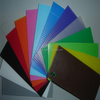Plaques de plastique ondulé PP Corflute Corpac Corriboard Akylux Corriflute 2mm-12mm 1220x2440 4x8