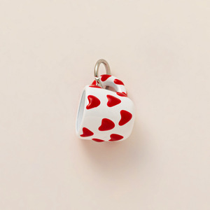 Dijes de Joyería de Acero Inoxidable Pintados a Mano con Flores y Gatitos, Coloridos y Lindos, para Barra de Charms, de Manna Painting Artist - Product Image 3