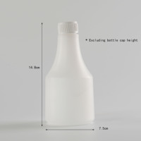 Bouteille pulvérisateur à gâchette en plastique PET en gros, rechargeable, pour liquides de nettoyage ménager