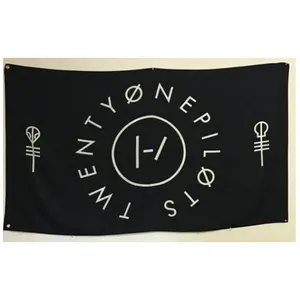 2023 New Product Cheap High Quality 100D Polyester 3x5ft Custom Twenty One Pilots Flags
