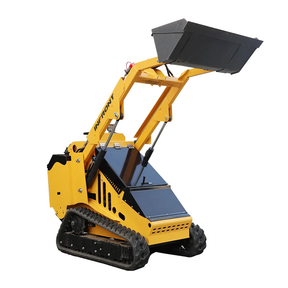 Máy móc nông nghiệp Mini Crawler Dozer Skid chỉ đạo Bộ nạp Skid Steer lật bộ phận để bán