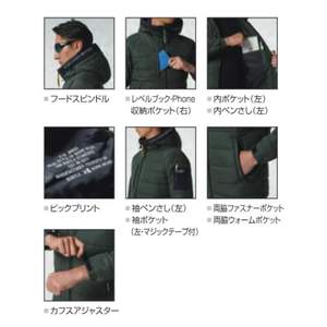 Sweat à capuche unisexe BURTLE coupe-vent en softshell, noir urbain, taille XL-3XL pour l'automne/hiver, rembourrage en polyester, 4,5 étoiles - Product Image 4