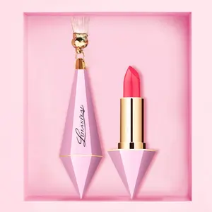 Neue Mode Anpassen Sexy Kosmetisches Make-up Matt Wasserdicht Machen Sie Ihren eigenen rosa Lippenstift