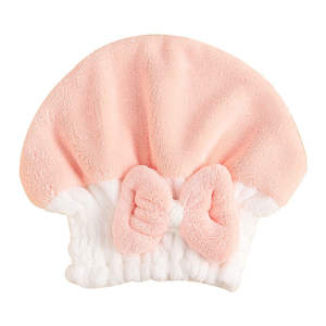 Women's Cute Quick-Drying Dry Hair Cap Shower Towel with Absorbent Feature Hair Washing Headscarf Bag - Product Image 1