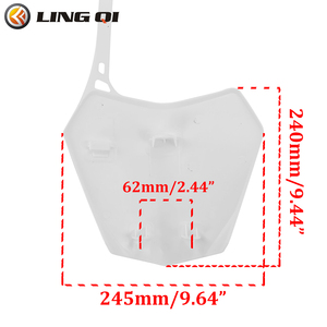 Modifiziertes <span class=keywords><strong>Dirt</strong></span> <span class=keywords><strong>Bike</strong></span> Motorrad Front Nummern schild ABS Kunststoff Namensschild Stadion Front Nummern schild für TTR110 - Product Image 4