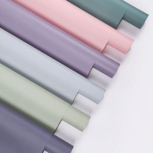 Nouveau design, papier d'emballage pour fleuriste imperméable de couleur unie 58*58cm pour l'emballage floral - Product Image 2