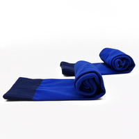 Chaussettes longues de sport pour hommes, au-dessus du genou, pour hockey et football, vente en gros, chaussettes de football pour jeunes hommes