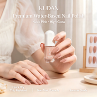 KUDAN 1. Vernis à ongles pelable à l'eau 10 ml, 40 couleurs, pailleté et mat, certifié CPNP HALAL ISO22716, vente en gros OEM, direct usine 20 ans d'expérience