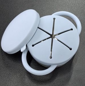 Recipiente para Snacks de Acero Inoxidable y Silicona, Extraíble, Antiderrames, Apto para Lavavajillas, con Tapa - Product Image 6