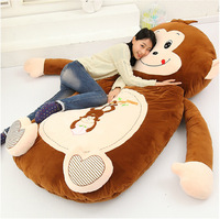 Vente en gros énorme oreiller de lit en forme d'ours en peluche-coussin de sol pour la décoration de la chambre des enfants, canapé de sieste pour bébé