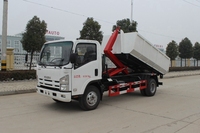 Camion benne à benne arrière, transmission manuelle, 4x2, bras de levage à crochet, 3 tonnes, diesel Euro 4, prix abordable