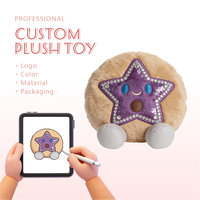 Coussin en peluche étoile à cinq branches personnalisé avec rembourrage en coton PP, cadeau d'entreprise de haute qualité, mascotte, unisexe, pour fêtes