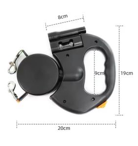 Guinzaglio per Cani Due in Uno Automatico a Doppia Testa con Catena Estensibile per Tirare e Contenere il Cane - Product Image 6
