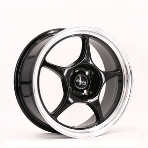 565 15 pouces 7J pièces de rechange noir brillant pleine peinture noir jantes pour <span class=keywords><strong>Toyota</strong></span> <span class=keywords><strong>Yaris</strong></span> - Product Image 1