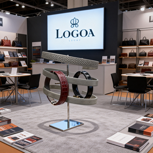 Expositor de Cinturones de Acero Inoxidable al por Mayor con Diseño Personalizable para Uso en Interiores - Marca AURORA - Product Image 4