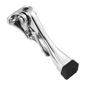 Butée de porte automatique Mingzhi Asia en alliage de zinc, fixation murale réglable avec coussinet en caoutchouc pour le positionnement de la porte - Product Image 4