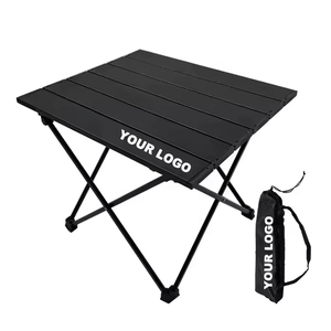 Meubles d'extérieur portables en alliage d'aluminium, table et chaises pliantes pour le camping et les pique-niques, design durable avec sac - Product Image 1
