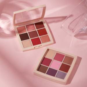 9 גוונים פלטת צלליות בגימור סאטן אבקת איפור עמידה למים על בסיס מינרלים - Product Image 5